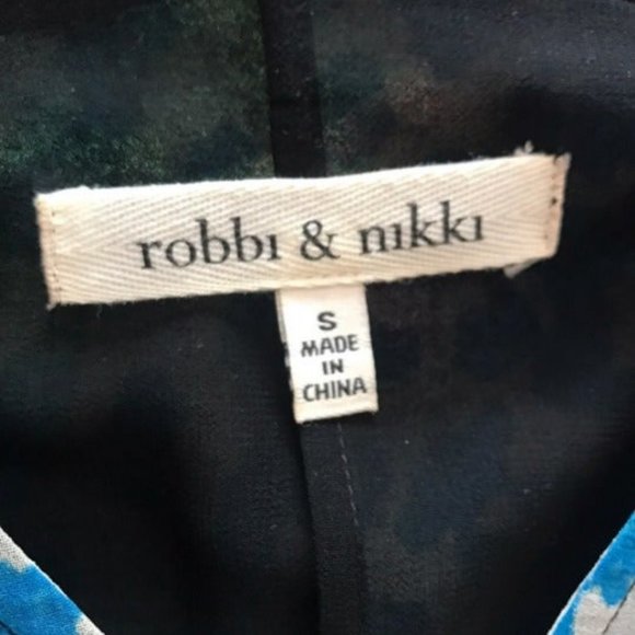 ROBBI & NIKKI ANIMAL PRINT TOP sz S - Picture 8 of 8